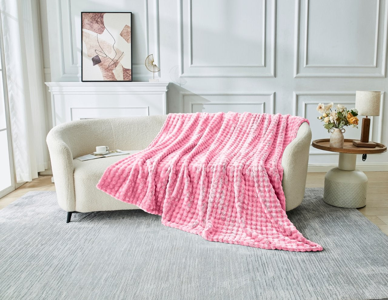 Bubble Jacquard Throws
