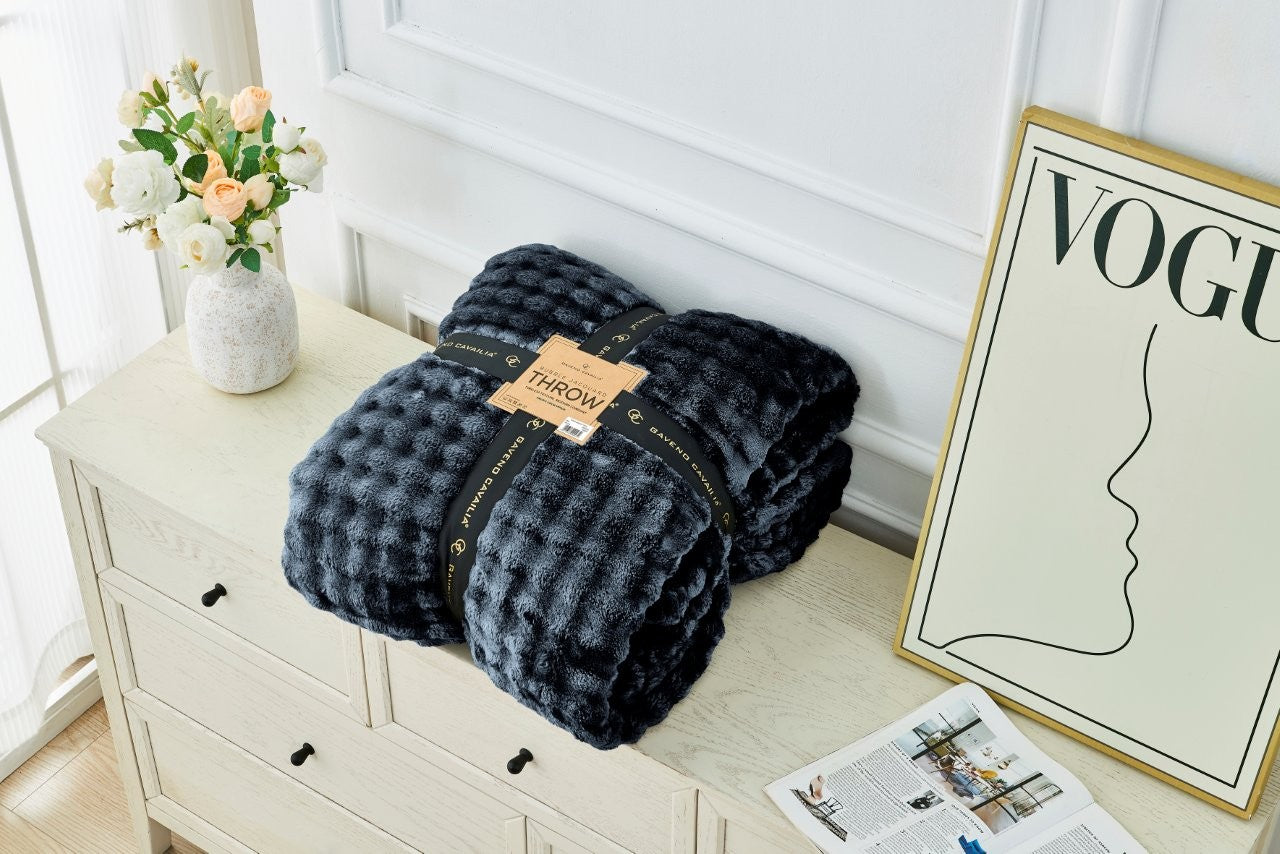 Bubble Jacquard Throws