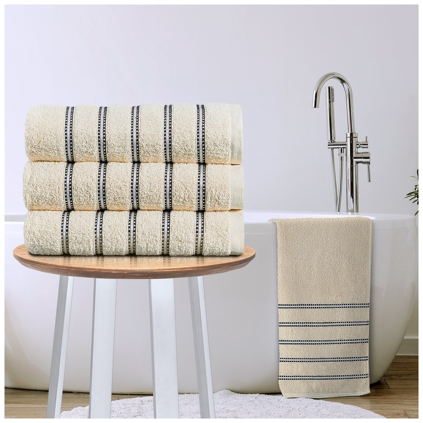 Bromley Stripe towel
