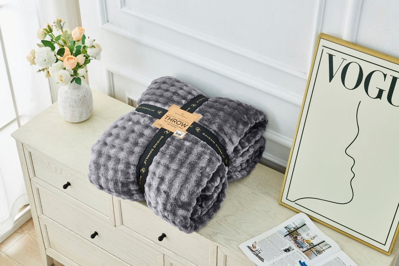 Bubble Jacquard Throws