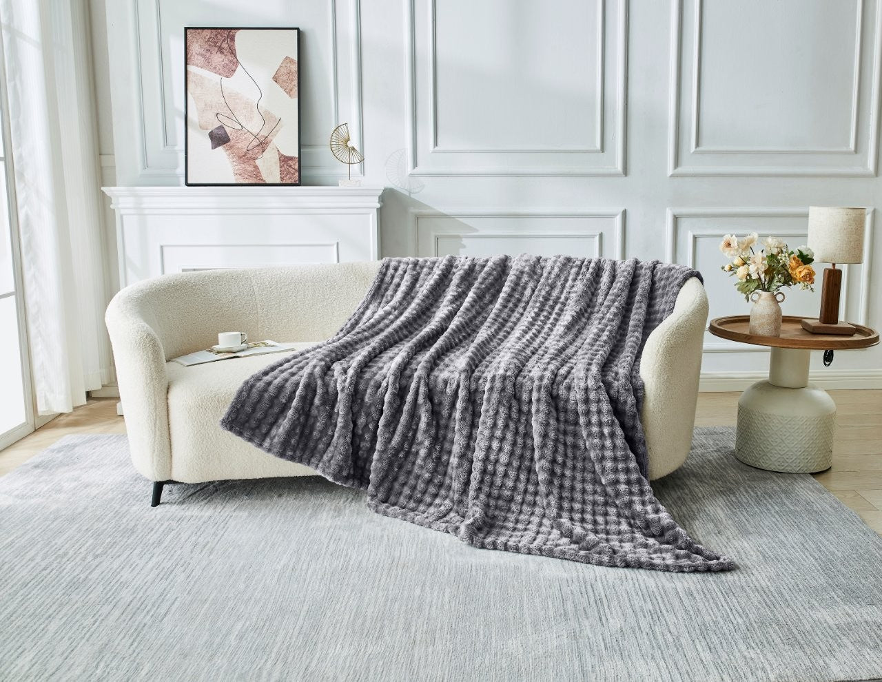 Bubble Jacquard Throws