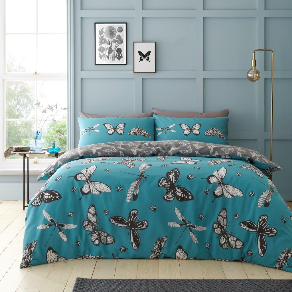 Gertie_Pattern Reversible Duvet Set