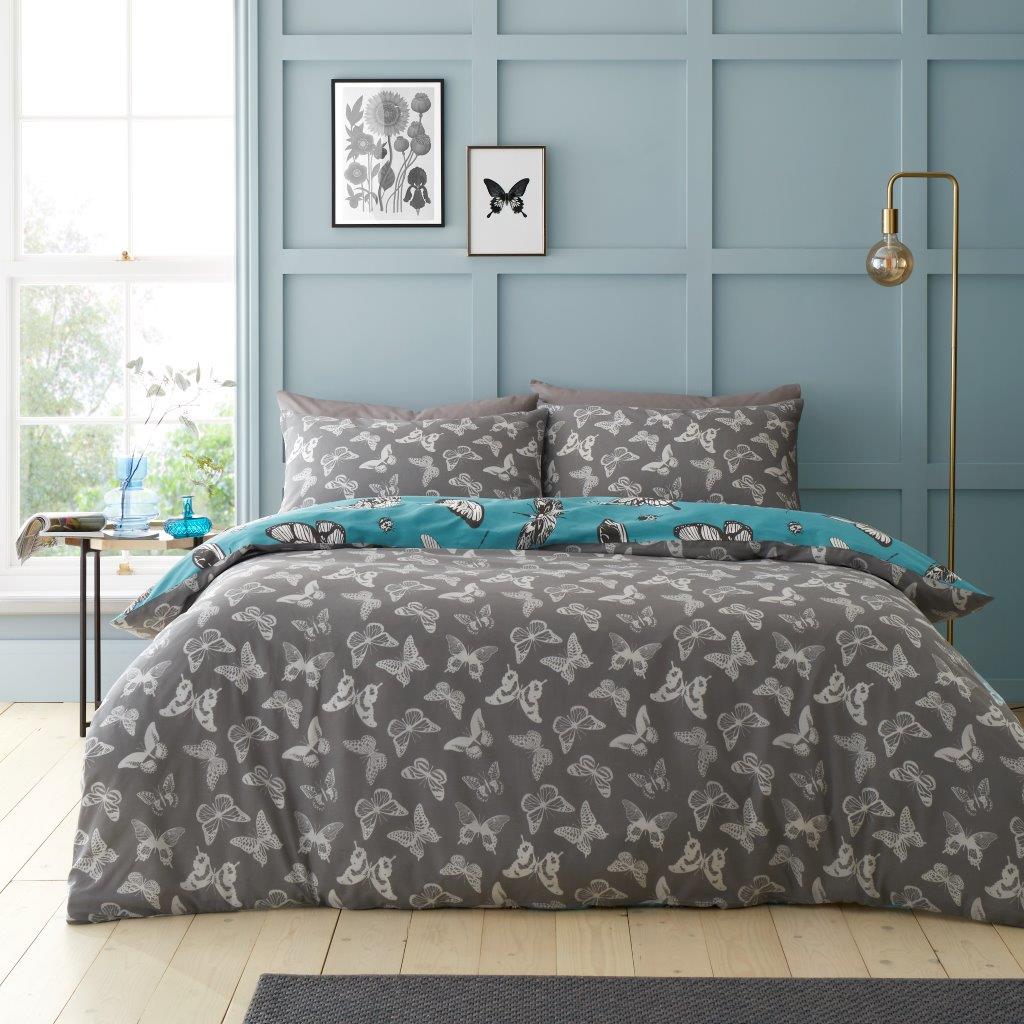 Gertie_Pattern Reversible Duvet Set
