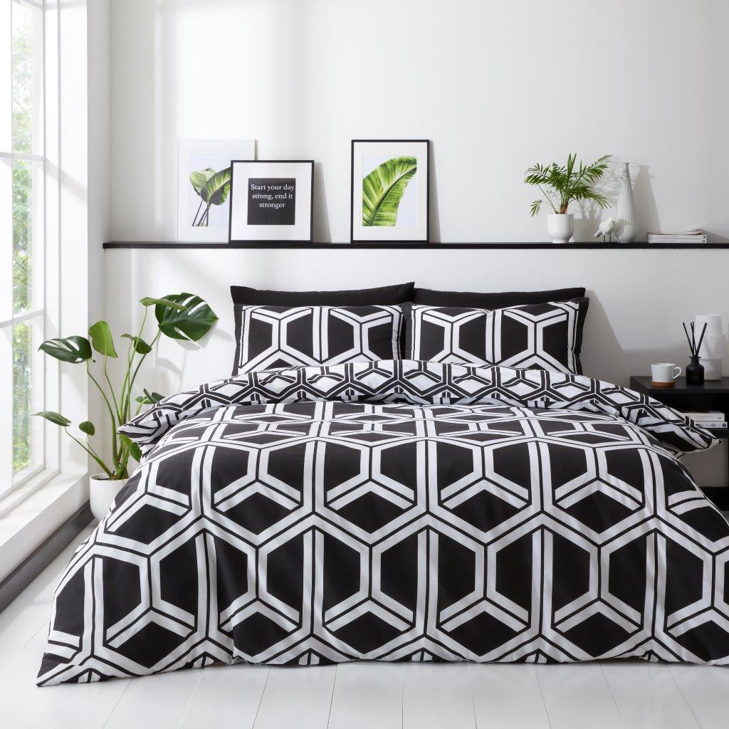 Hendrix__Pattern Reversible Duvet Set
