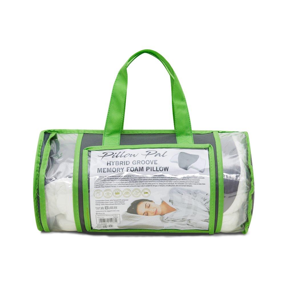 Hybrid Groove Memory Foam Pillows