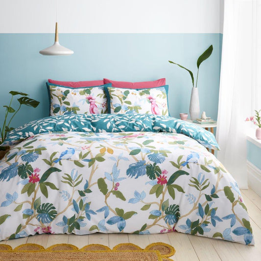 Ida_Birdie_Pattern Reversible Duvet Set