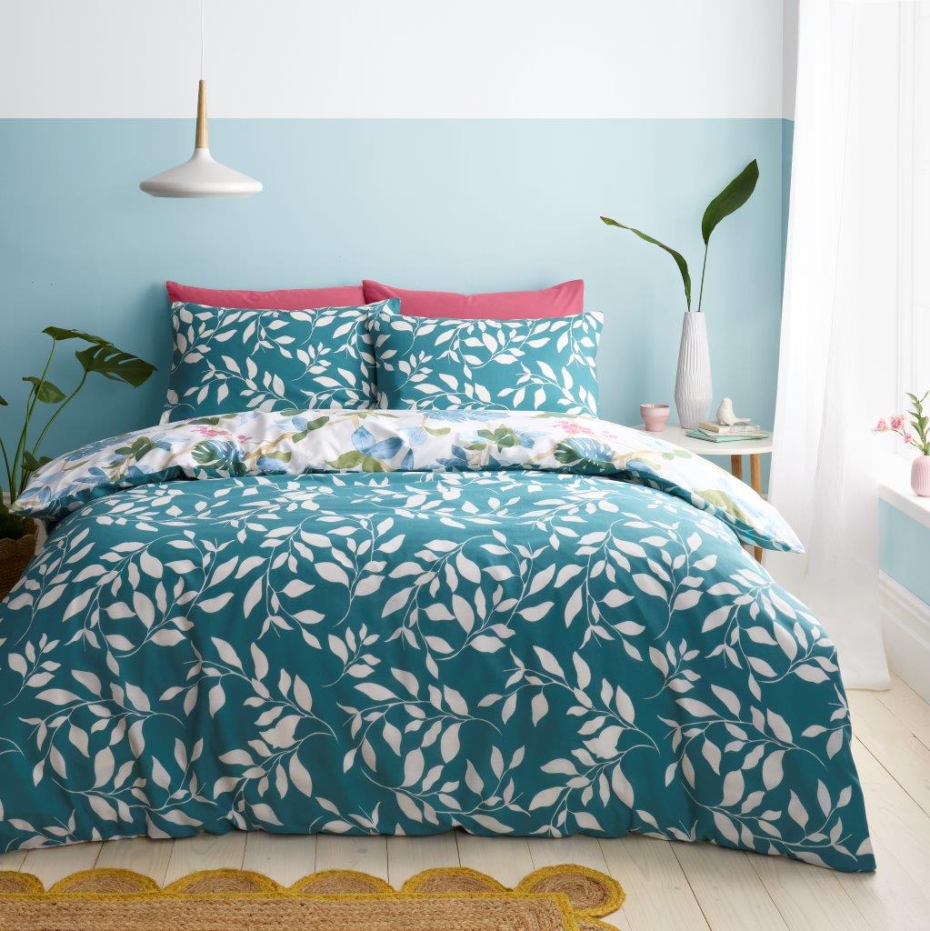 Ida_Birdie_Pattern Reversible Duvet Set