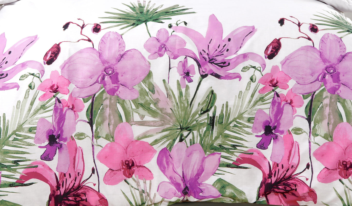 Lily Flowers Printed Duvet Cover