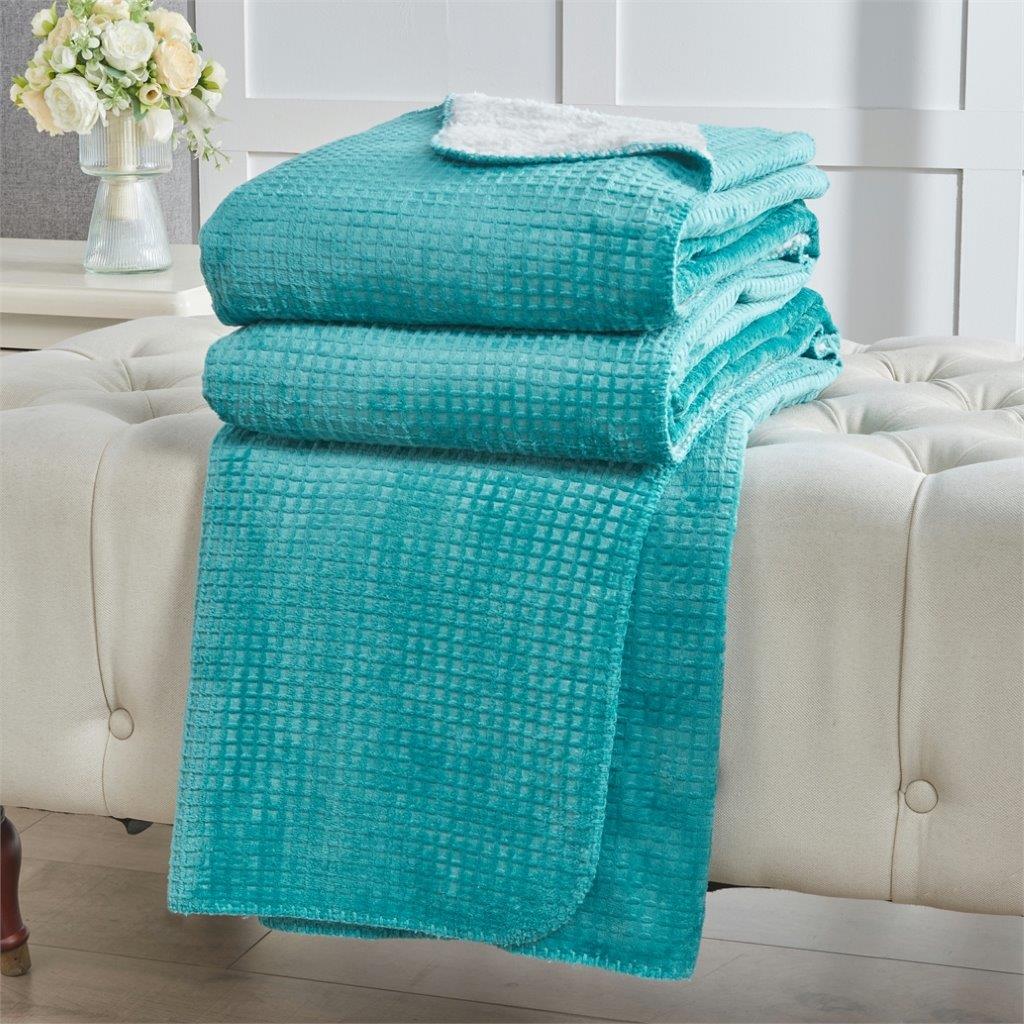 Whision Flannel sherpa throw