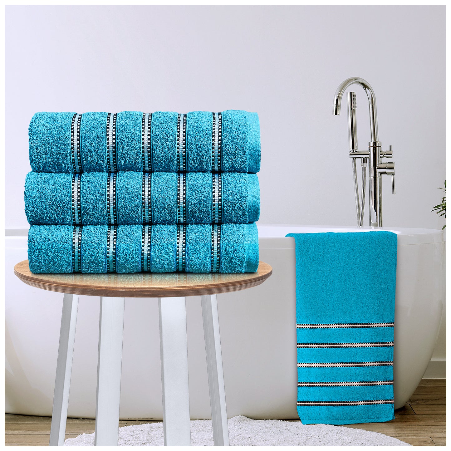 Bromley Stripe towel