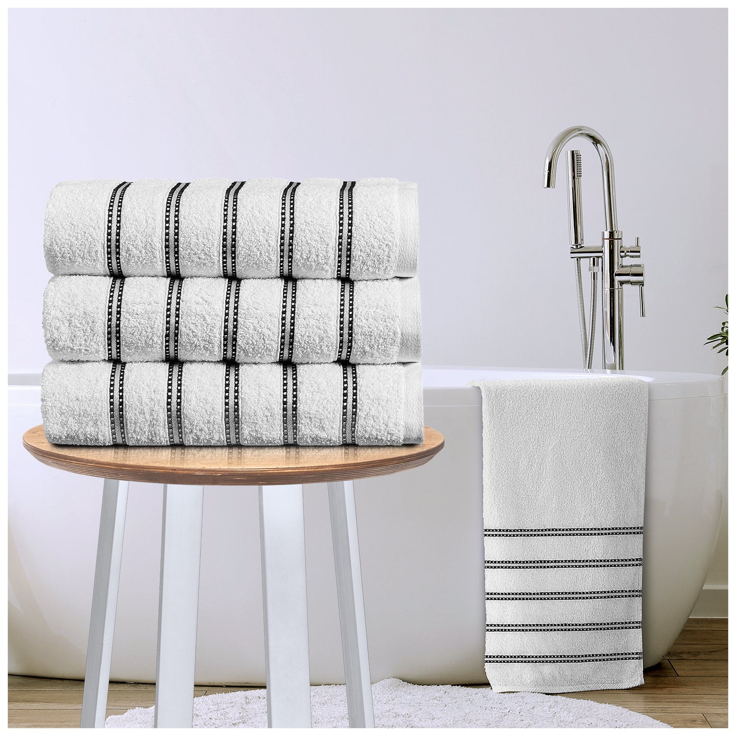 Bromley Stripe towel