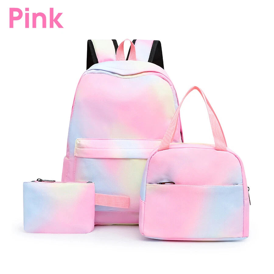 3Pcs/Set School Lunch Bag Pencil Bag