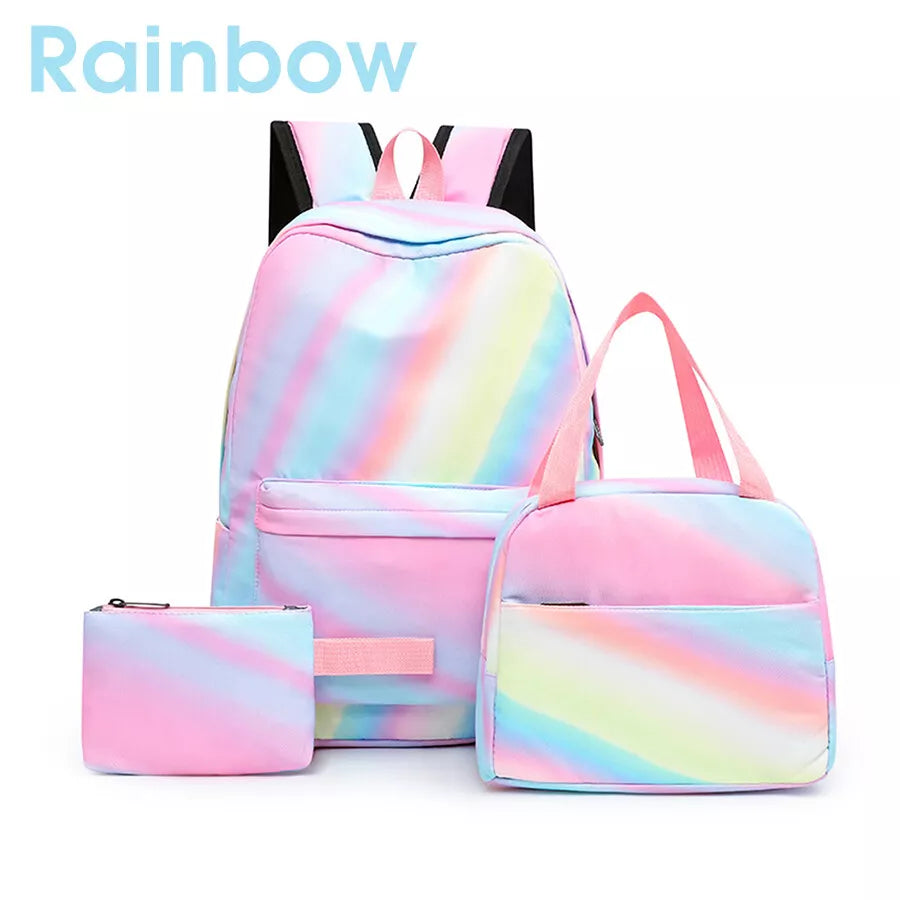 3Pcs/Set School Lunch Bag Pencil Bag