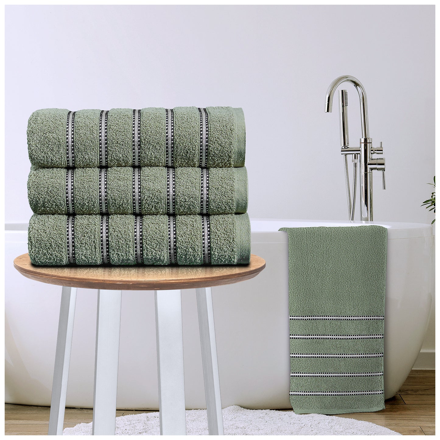 Bromley Stripe towel