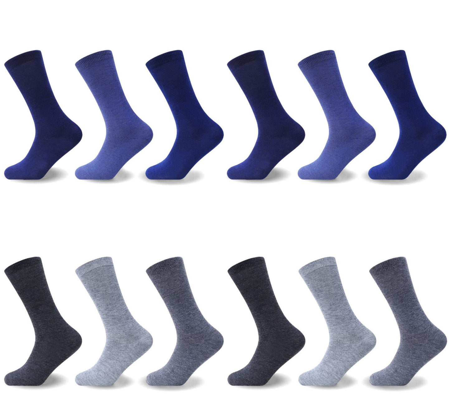 12PK MENS BIG FOOT LYCRA SOCKS