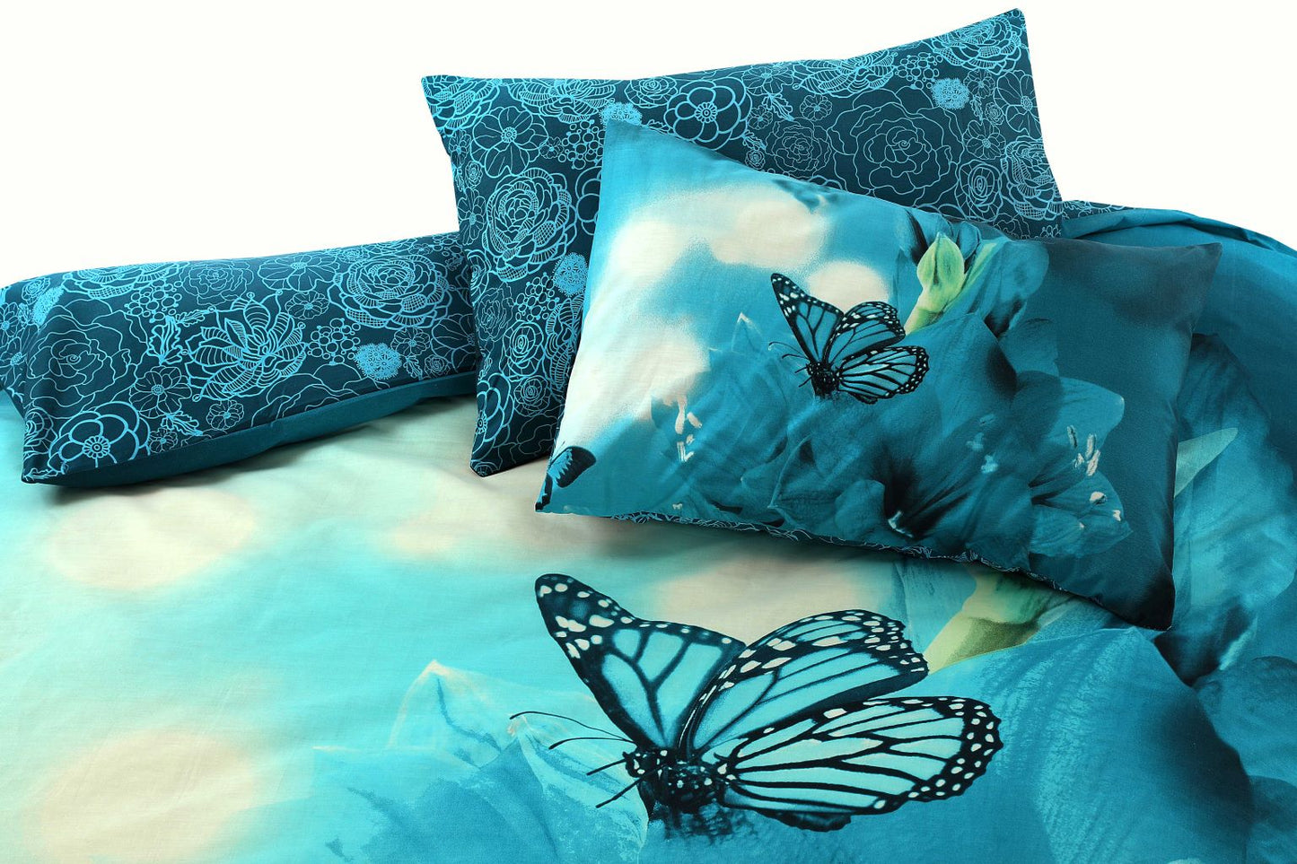 3D Butterfly Printed Duvet Set