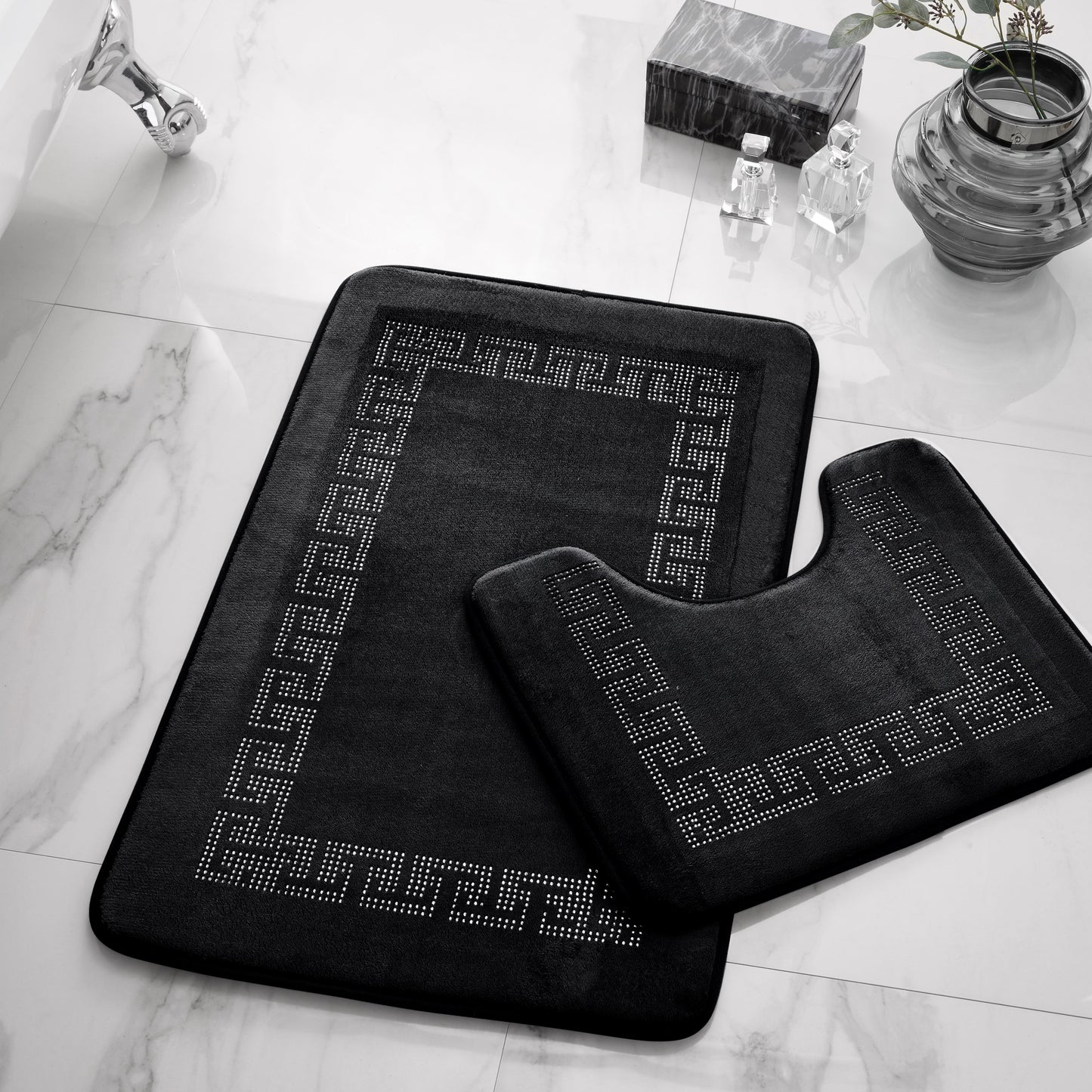 Greek Bath Mat Set