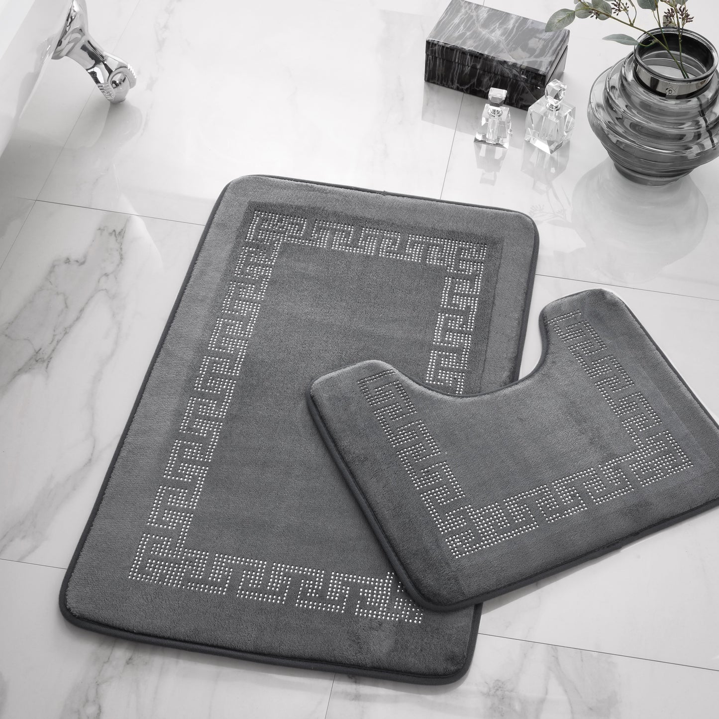 Greek Bath Mat Set