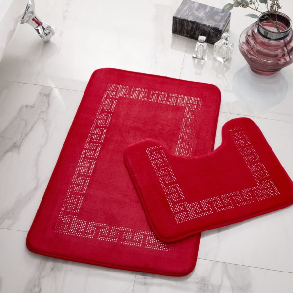 Greek Bath Mat Set