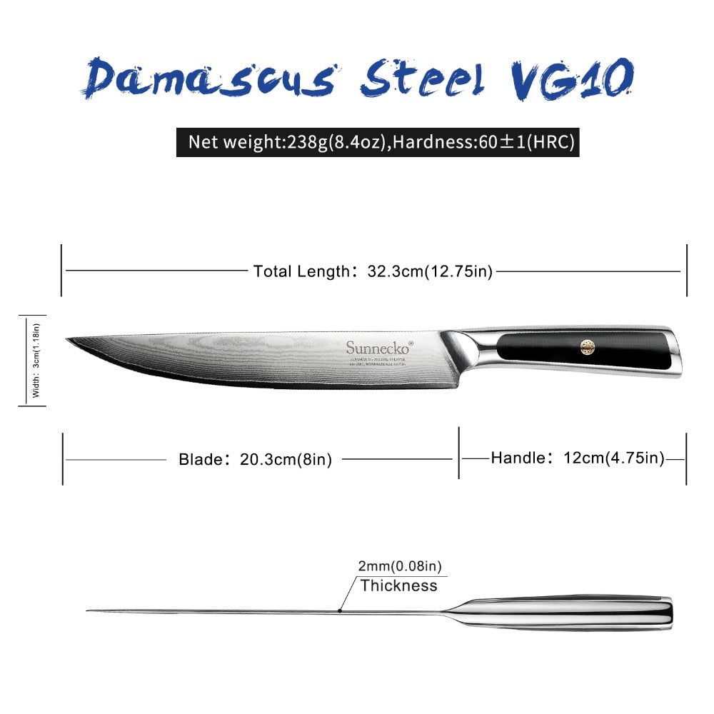 SUNNECKO Japanese VG10 Core
