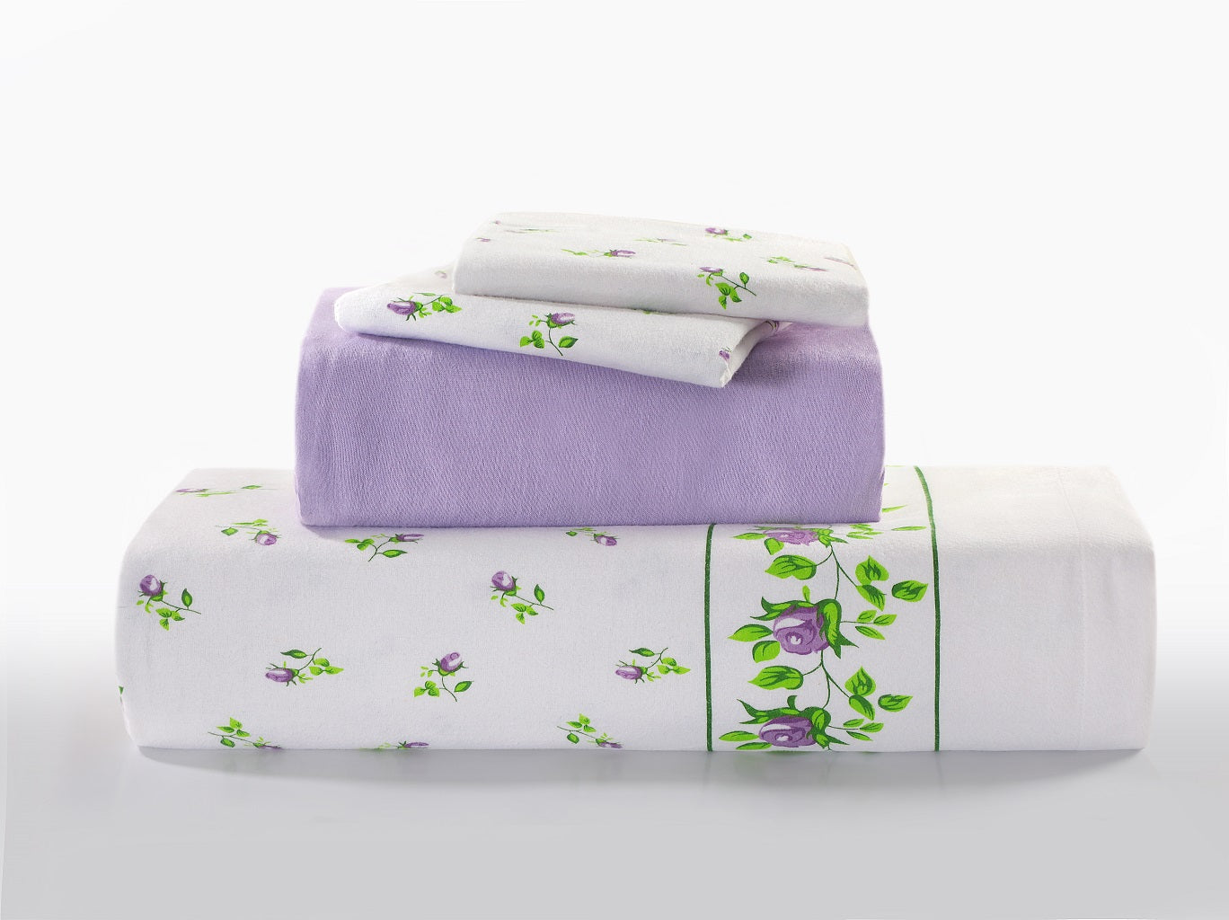 Luxury Thermal Rose Bud Flannelette.