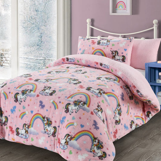 Teddy Unicorn Duvet Set