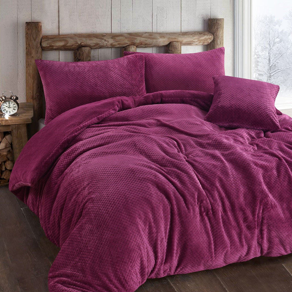 Waffle Teddy duvet set