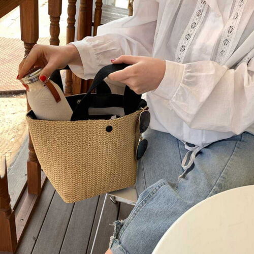 Woven Summer Rattan Bag