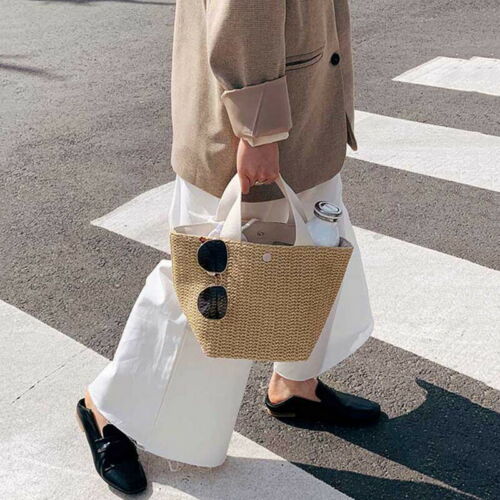 Woven Summer Rattan Bag