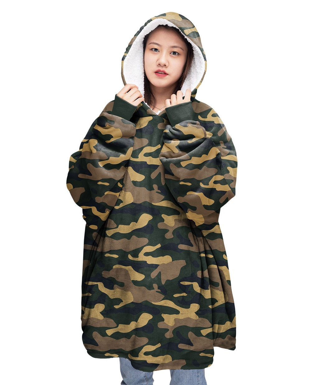 Oversized hoodies, one size.
