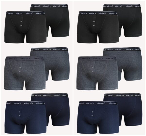 3 PACK MENS MATCHING ELASTIC BOXER SHORTS