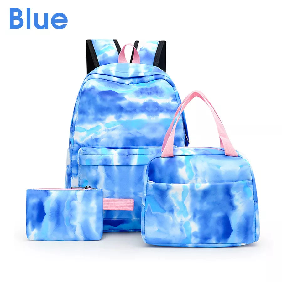 3Pcs/Set School Lunch Bag Pencil Bag