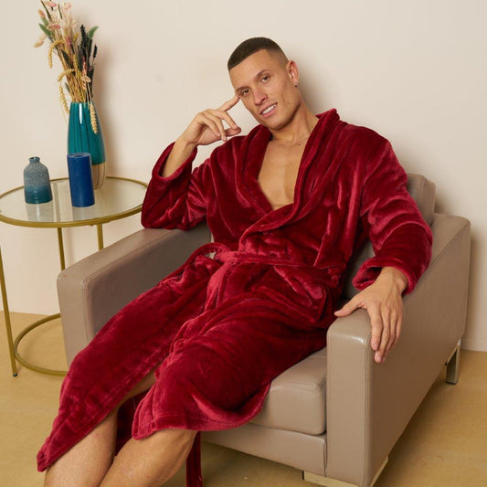 Mens Flannel Bathrobes