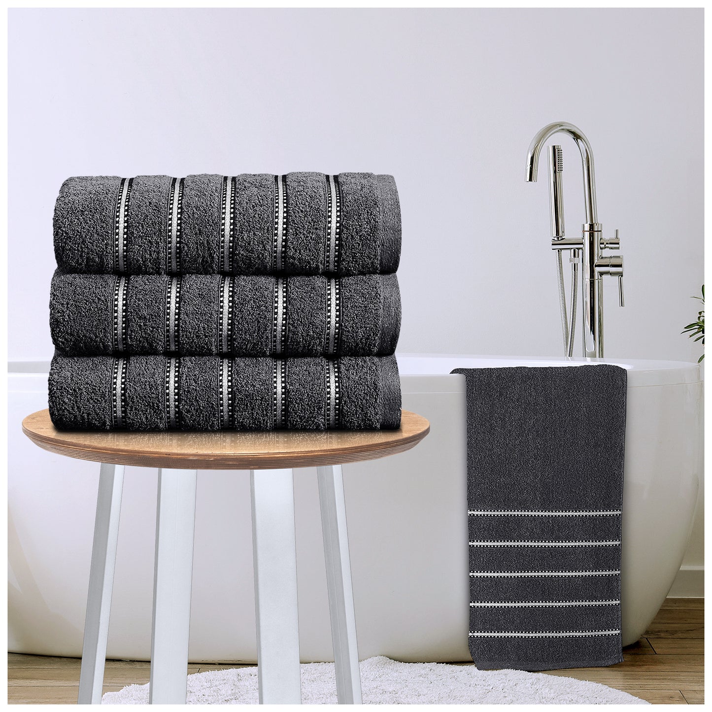 Bromley Stripe towel