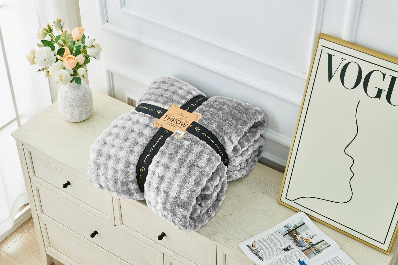 Bubble Jacquard Throws