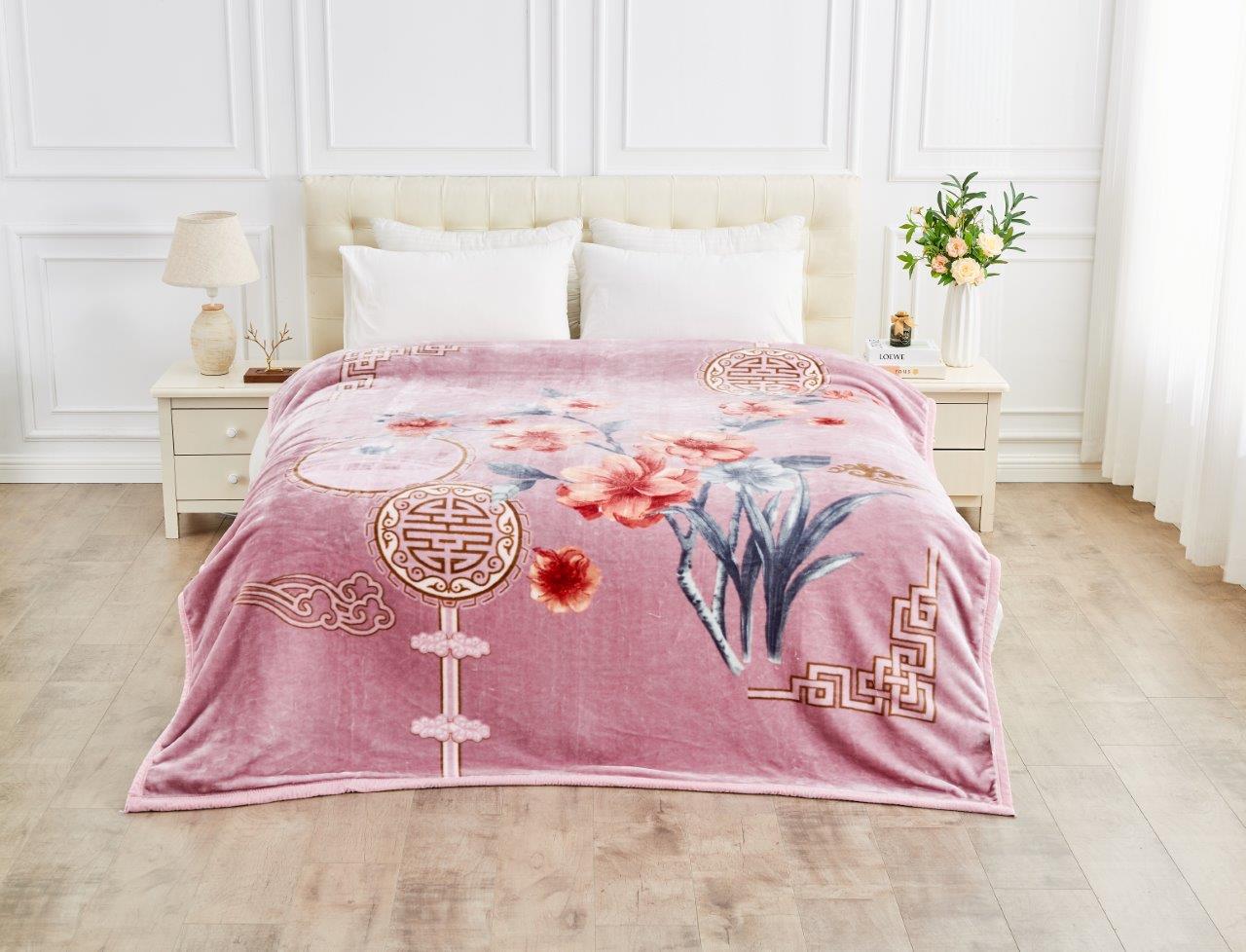 Cloudy Reversible heavy Blanket