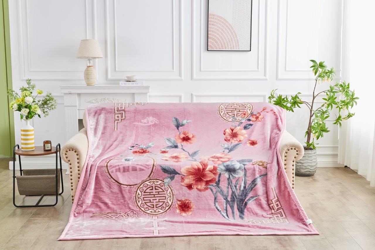 Cloudy Reversible heavy Blanket