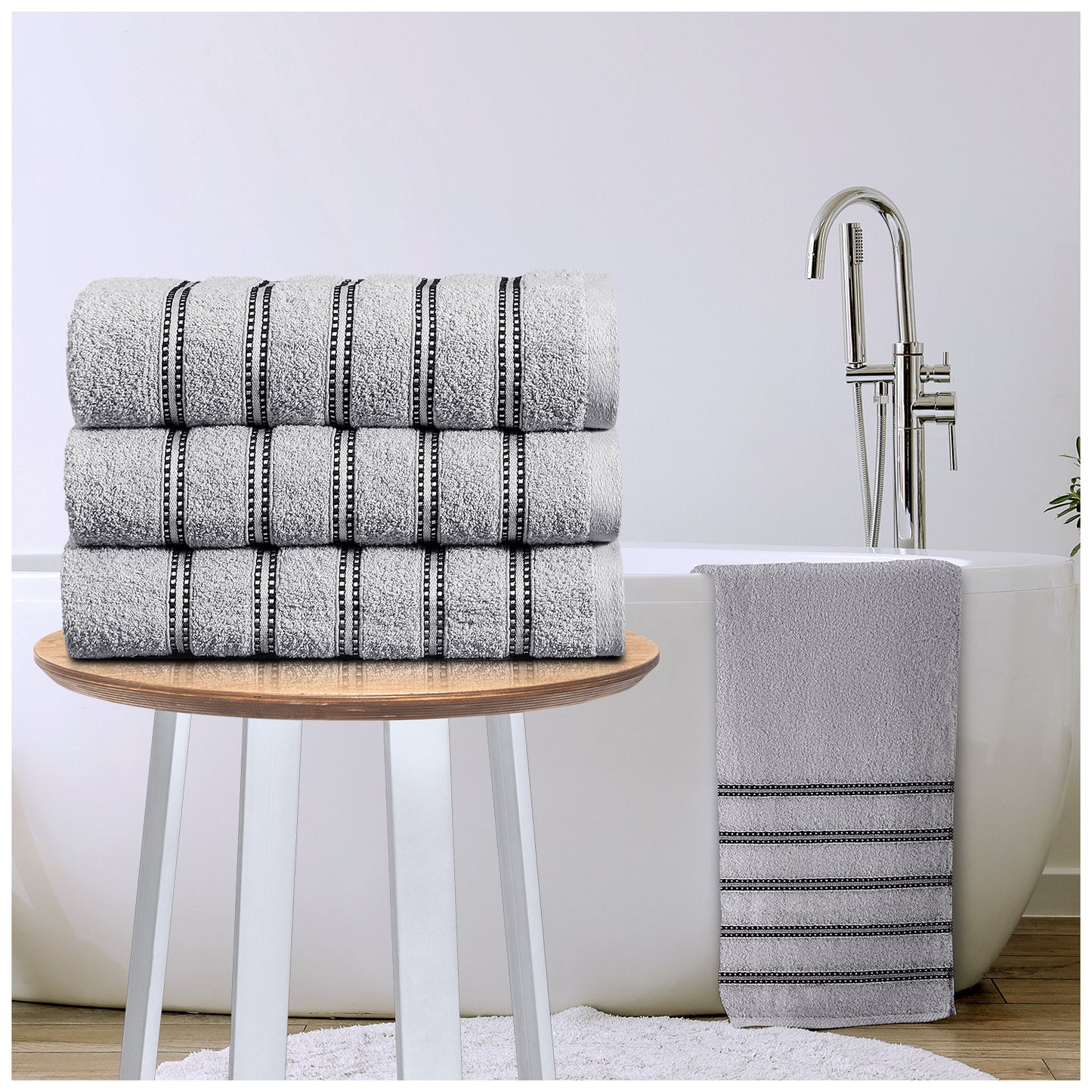Bromley Stripe towel