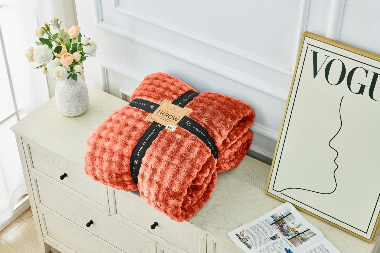 Bubble Jacquard Throws