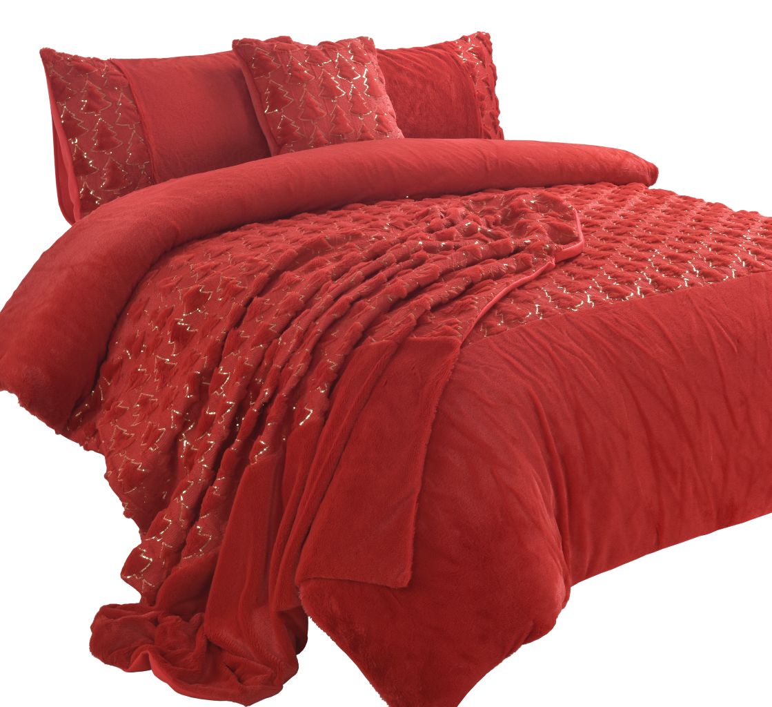 Xmas Tree Teddy Duvet Set