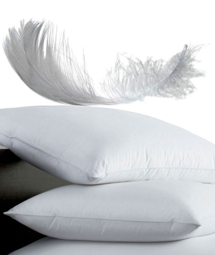 Deluxe Duck Feather Pillow The Egyptian Cotton