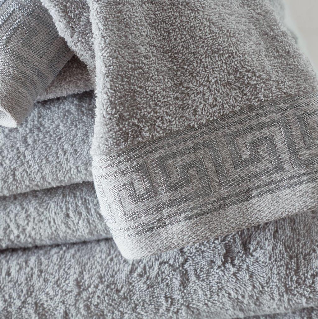 Black and silver towels on sale