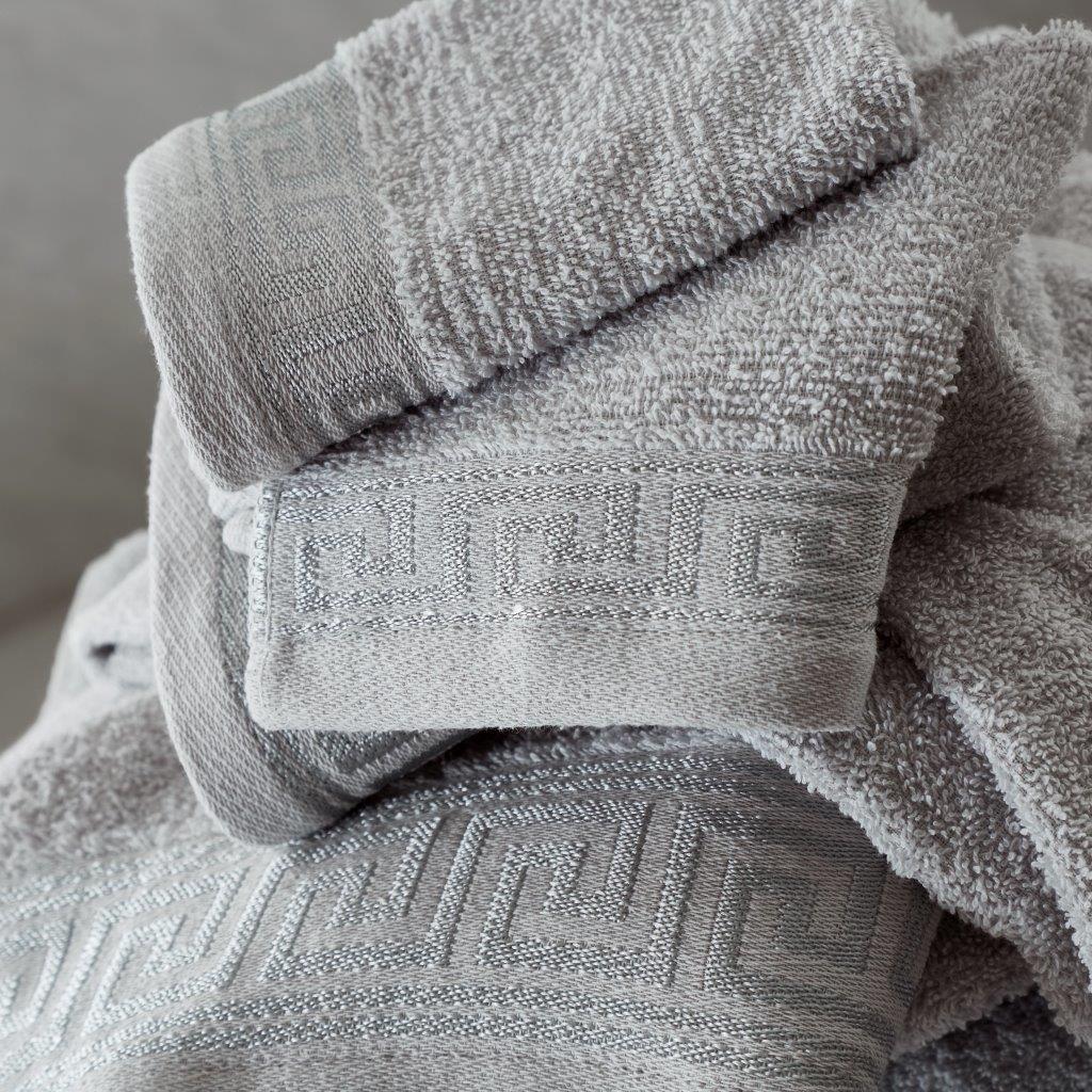 Black and silver towels outlet